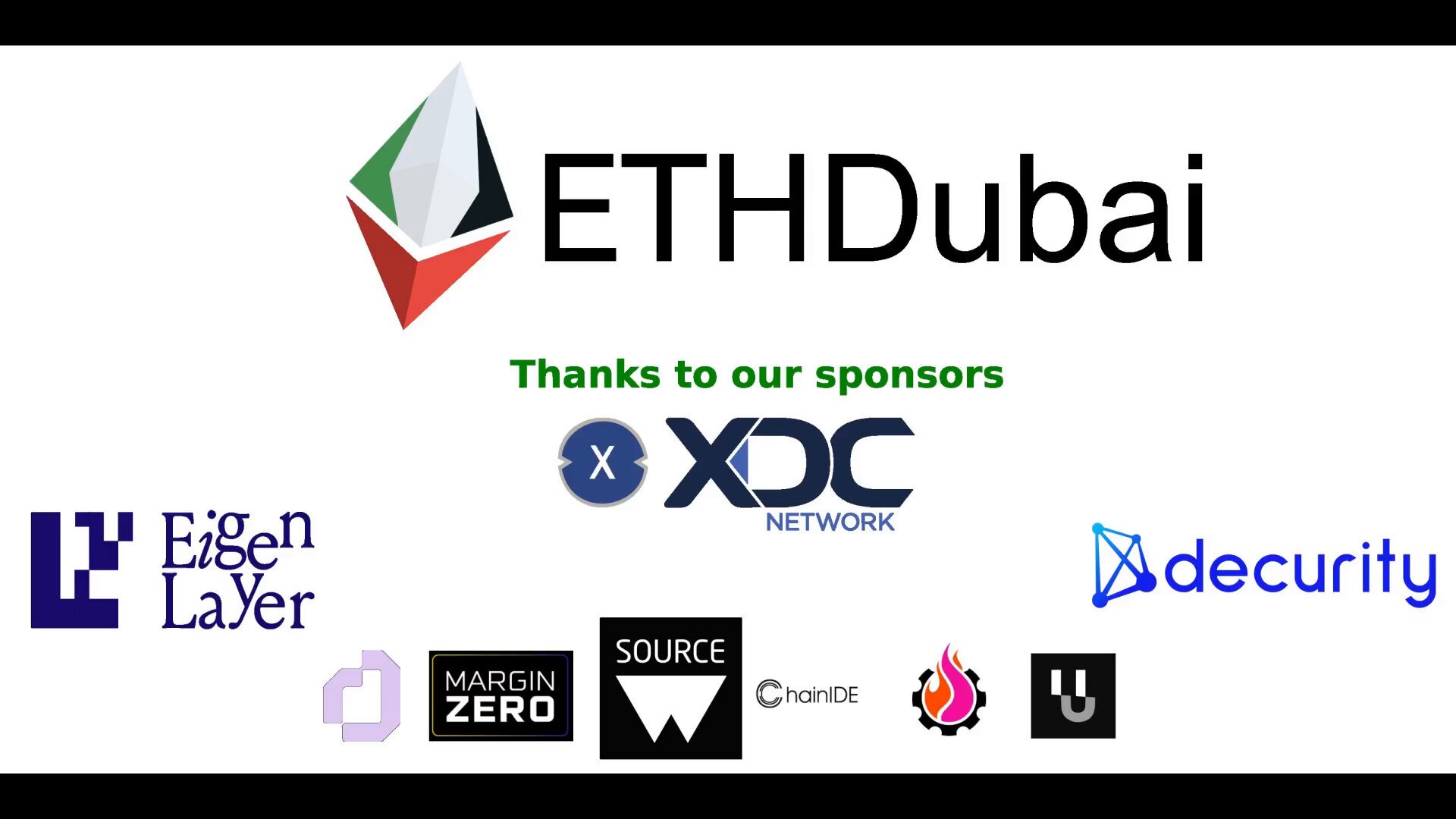 Andy volunteering at EthDubai 2025